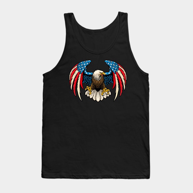 USA Eagle Flight Tank Top by machmigo